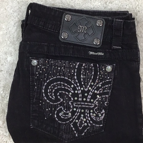 Miss Me Denim - Miss Me black bootcut JY5493B3 jeans 31
